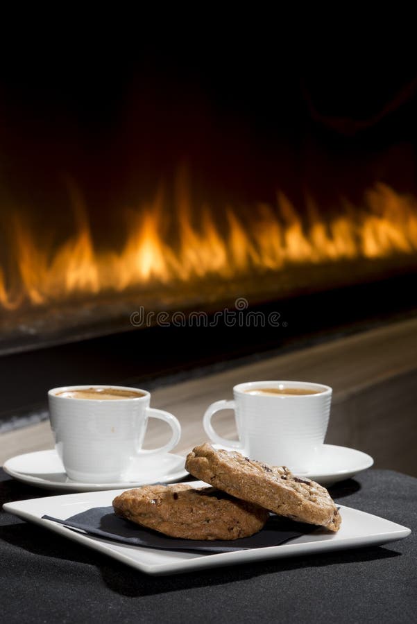Fireside Snack stock image. Image of sugar, fire, cookies 60487157