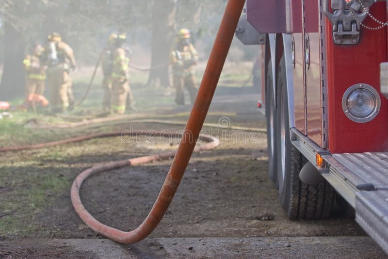 Firetruck and Hose