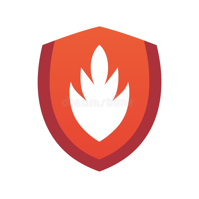 Firewall antivirus software development filled orange logo vector illustration