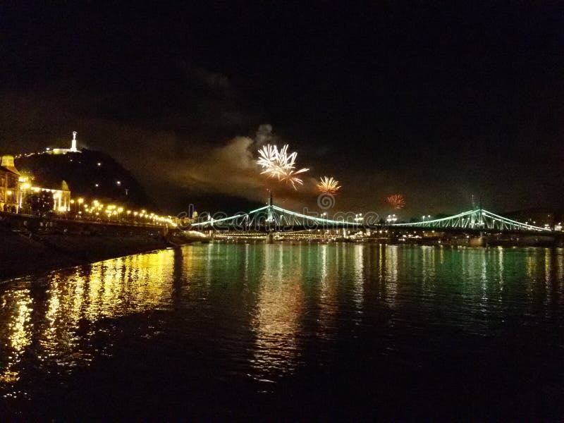 Firework in Budapest