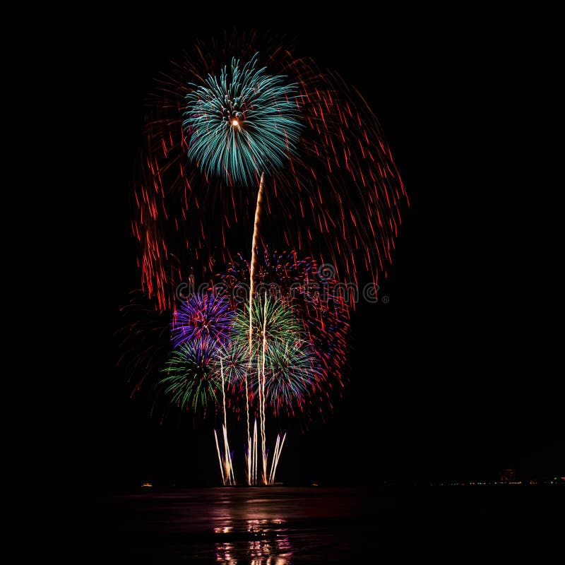 Firework on Hua Hin beach