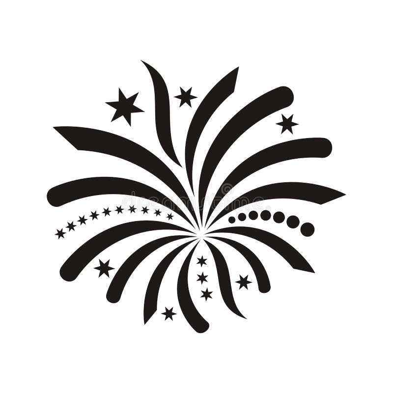 Firework icon stock illustration