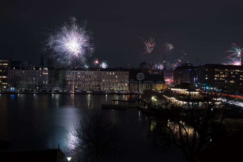 Firework in Denmark