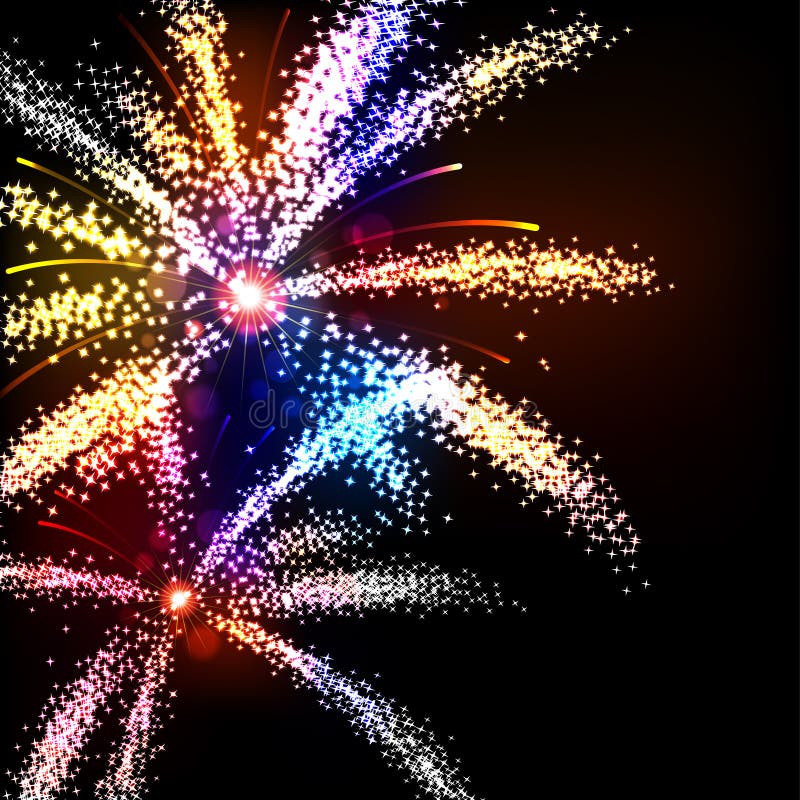 Fireworks vector illustration Fireworks vector illustration