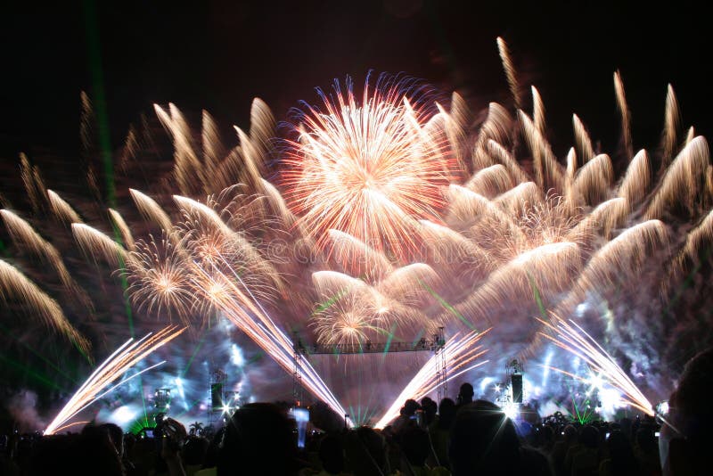 Fireworks Display stock photos