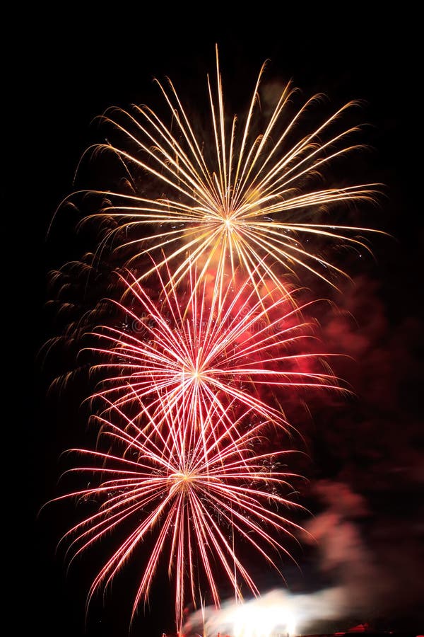 Fireworks Display stock photo