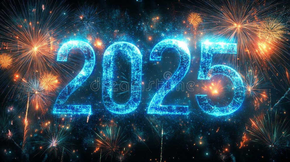 The Fireworks Display at Midnight Will Light Up 2025 in Vibrant Blue ... The Fireworks Display at Midnight Will Light Up 2025 in Vibrant Blue ...