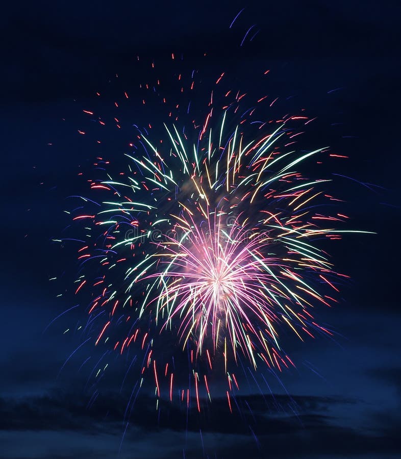 Fireworks stock image. Image of single, virginia, triple 62840235