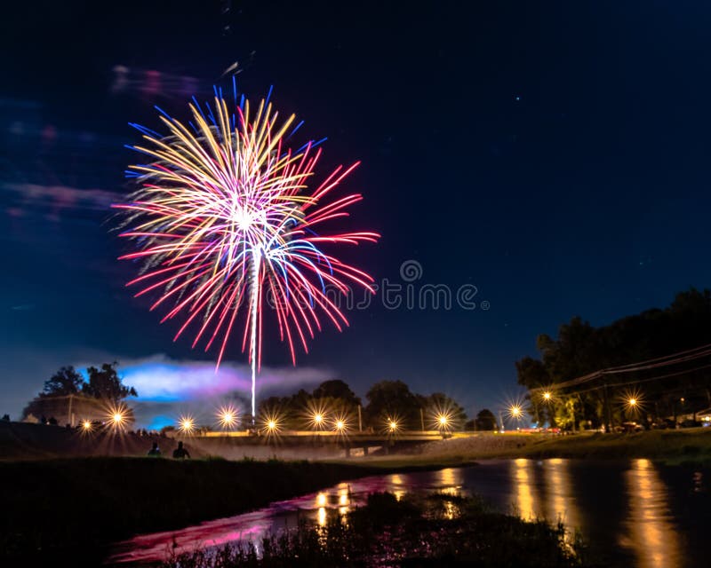 Fireworks on July 4th