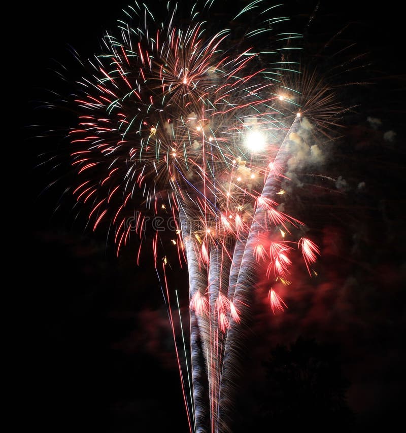 Fireworks stock image. Image of nighttime, bright, 4thofjuly 89916939