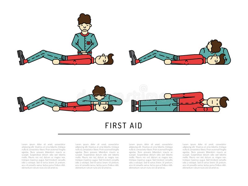 First aid emergency stock vector. Illustration of injury 100749940