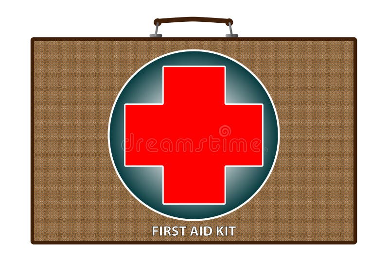 First aid kit stock illustration. Illustration of safety 8413339