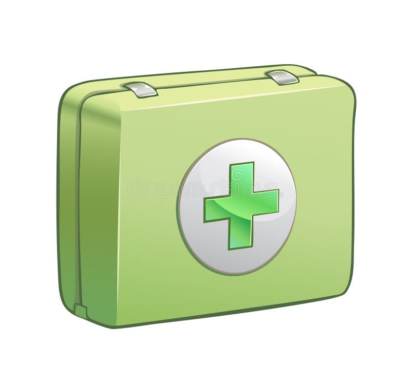 First aid kit stock illustration. Illustration of help - 56250166