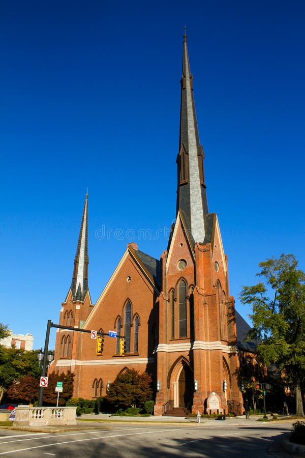 First Baptist Church, Wilmington, NC. Editorial Photography Image of