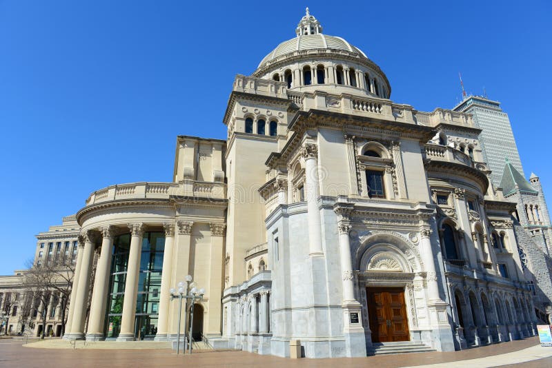 The First Church of Christ Scientist, Boston, USA royalty free stock images The First Church of Christ Scientist, Boston, USA royalty free stock images