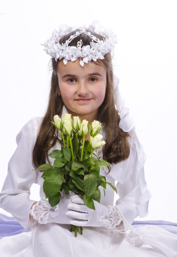 First Communion stock image. Image of local, croup, believe 25432187