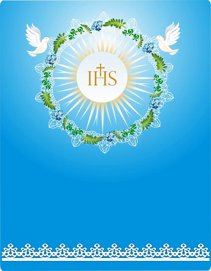 First communion royalty free illustration