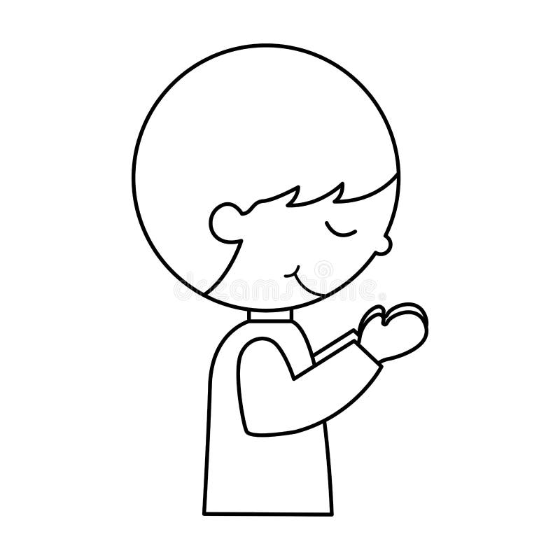first communion boy character stock illustration first communion boy character stock illustration