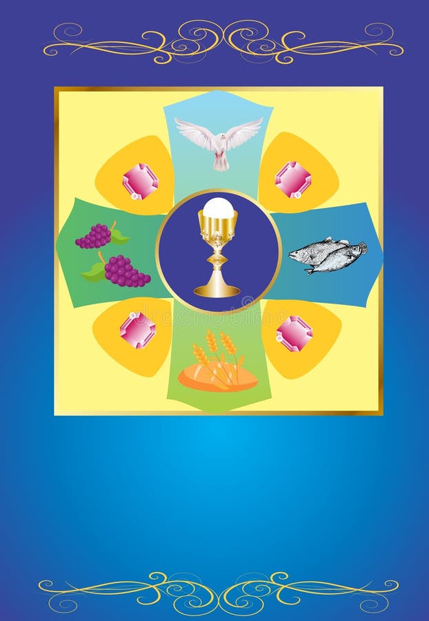 First communion royalty free illustration