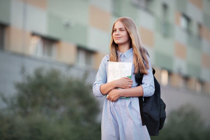 College Young Girl First