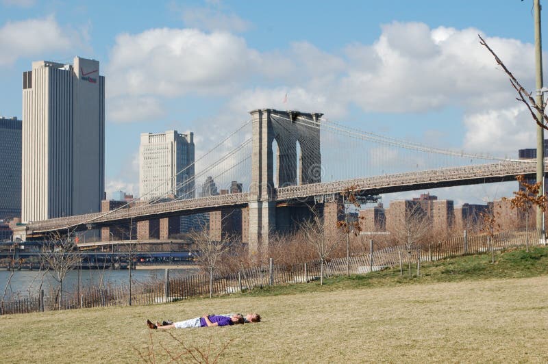 First Day of Spring in Brooklyn NY Editorial Stock Photo Image of