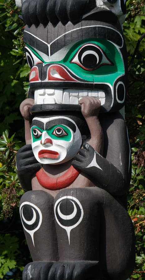 Indigenous People Totem Pole Representing Unique Culture of the First ...