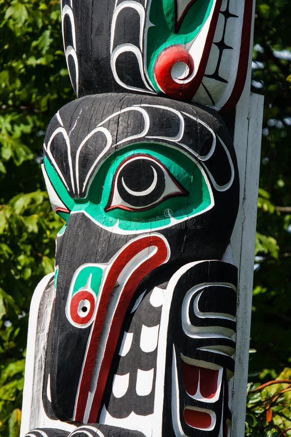 Indigenous People Totem Pole Representing Unique Culture of the First ...