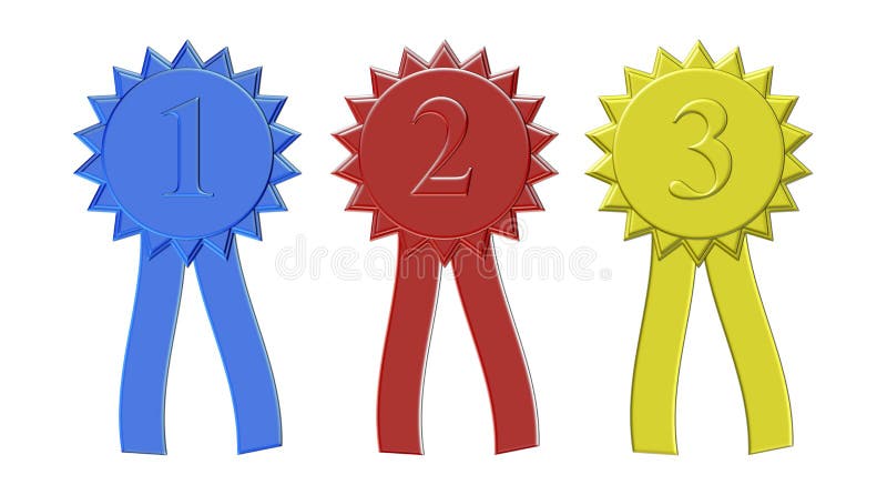 printable first second third place ribbon