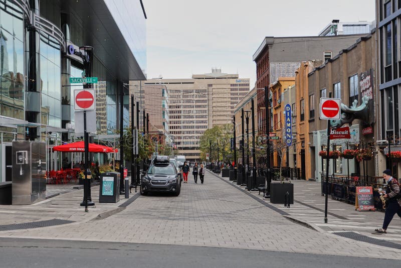 Downtown Halifax Nova Scotia Canada Editorial Stock Image Image of