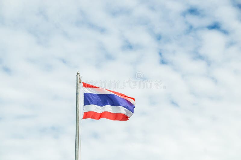 This is the first use of the national flag of Thailand.