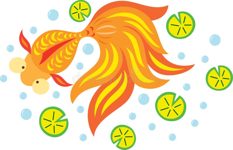 Fische Einem Teich Stock Illustrationen, Vektoren, & Kliparts 14,856