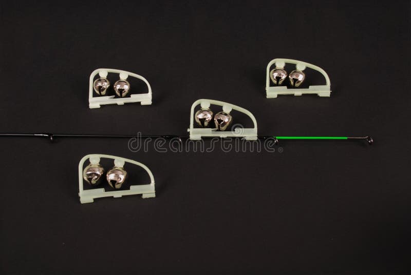 Fischerei des grünen LED-Leistungsmessers lizenzfreie stockfotos Fischerei des grünen LED-Leistungsmessers lizenzfreie stockfotos