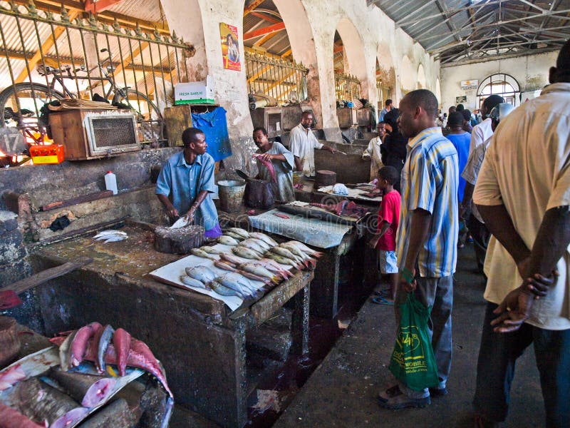 Fischmarkt stockfotografie Fischmarkt stockfotografie