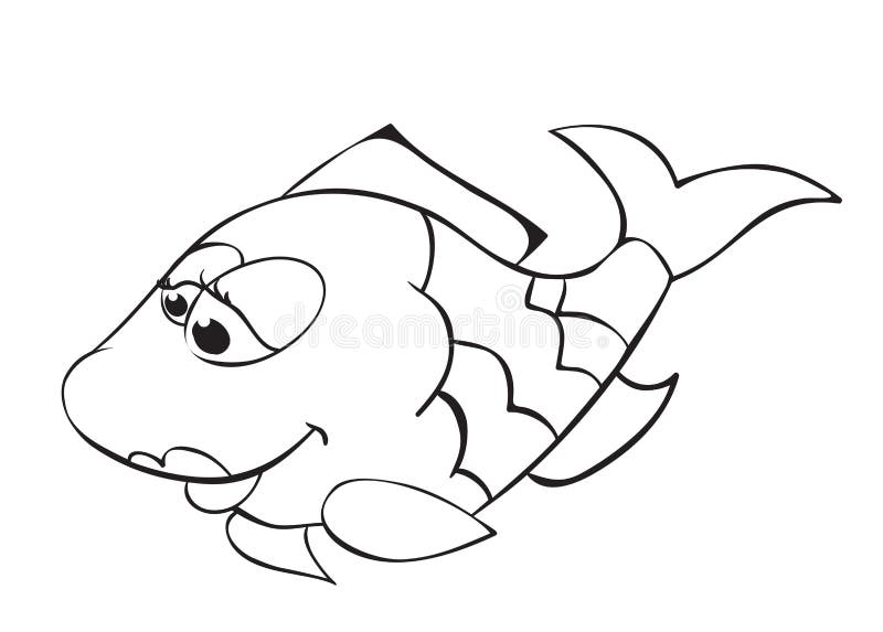 Fish Outline Drawing Stock Illustrations – 28,885 Fish Outline