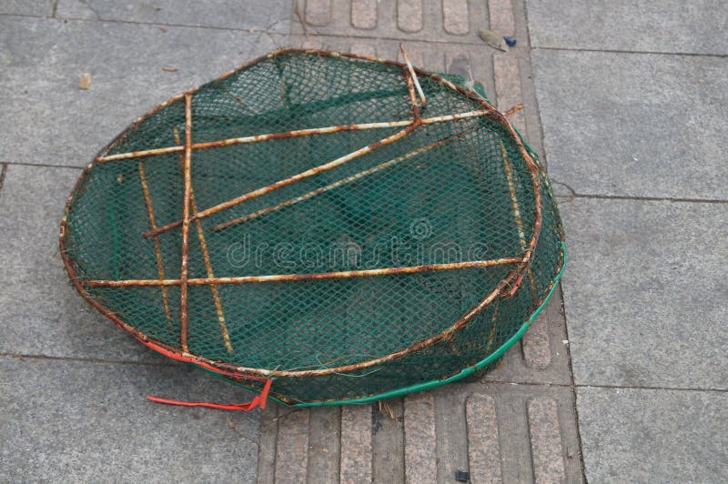 Fish basket stock photography