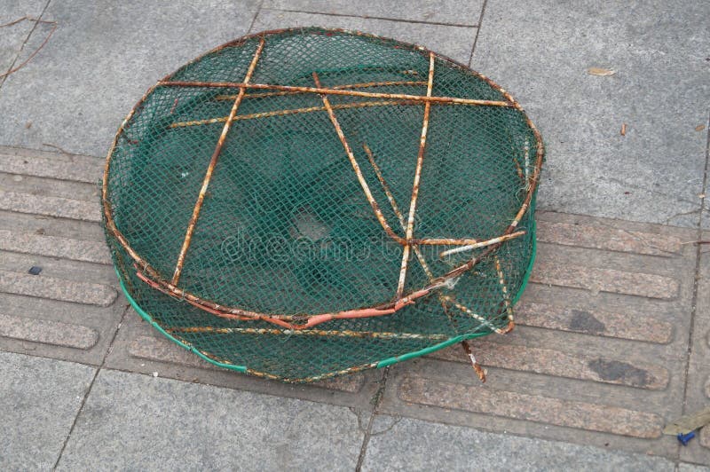 Fish basket stock photography