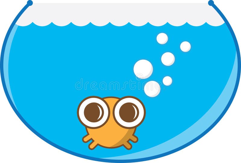Download Fish bowl stock vector. Illustration of pufferfish, vector ...