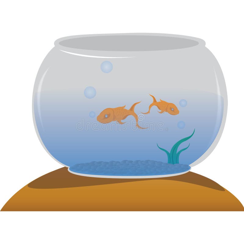 Download Fish Bowl. Vector Illustration Decorative Design Stock ...