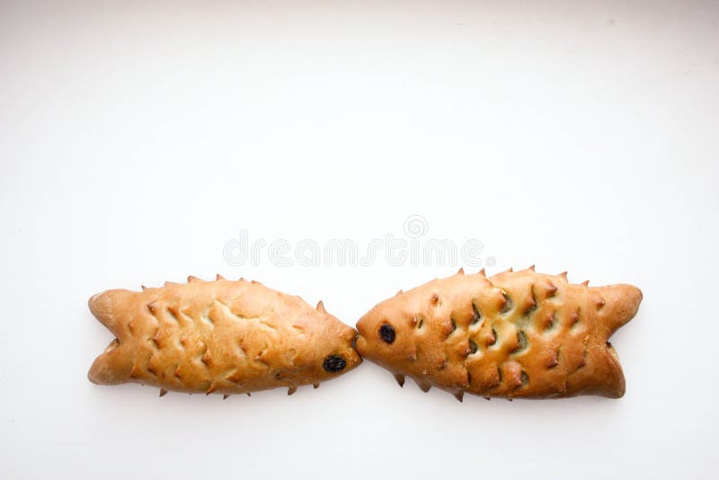 Fish Bun with Raisins instead of Eyes Stock Photo Image of nature, fillet 94199090