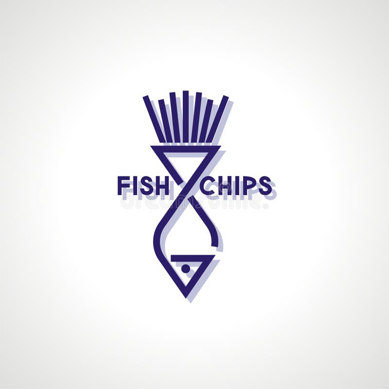 Fish and Chips Icon.