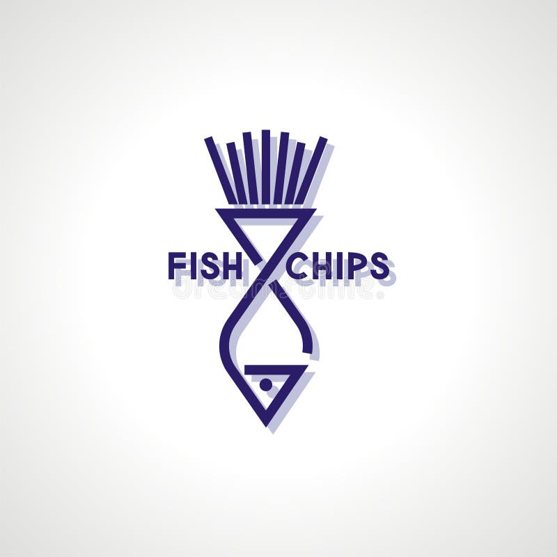 Fish and Chips Icon. stock vector. Illustration of british 80614653