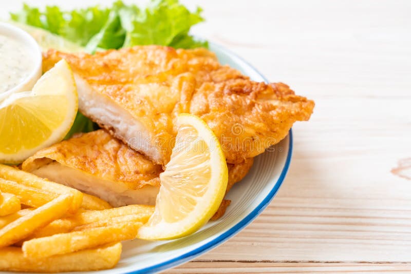 Fish and chips stock image. Image of seafood, unhealthy 133431945