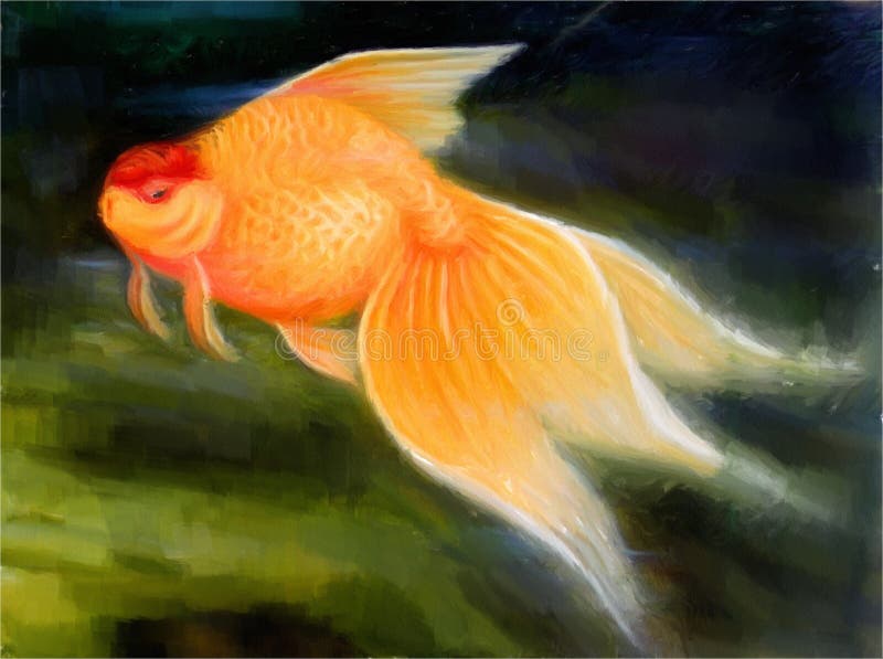 fish digital painting