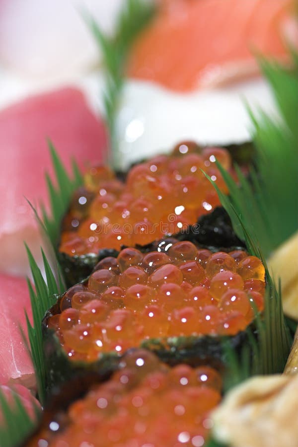 Fish eggs stock image. Image of tasty, sushi, healthy