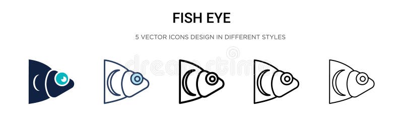 Download Big Fish Icon In Filled, Thin Line, Outline And Stroke Style. Vector Illustration Of Two Colored ...