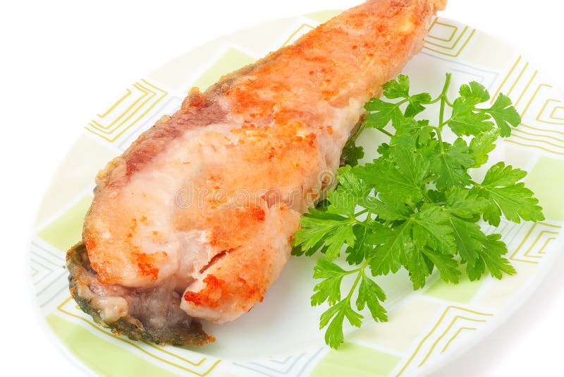 Fish Fillet with Tomato Sauce Stock Image Image of dinner, cooked