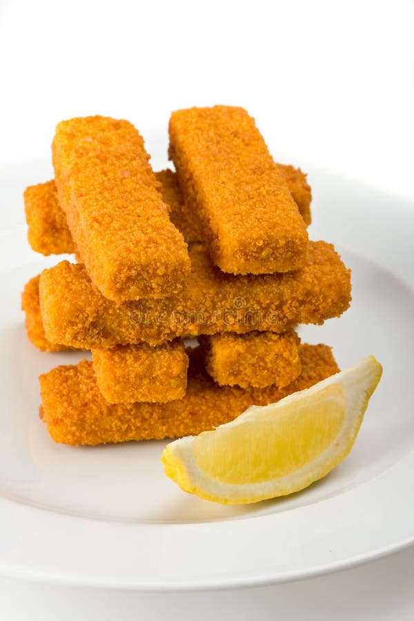 Breaded Fish and Vegetables Stock Photo Image of diet, nutrition
