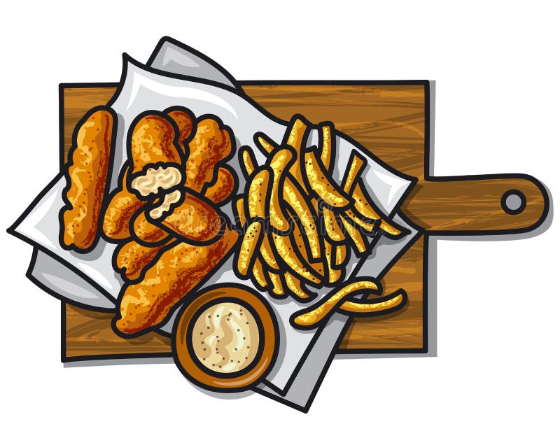 Fish fingers stock vector. Illustration of prepared 176539285