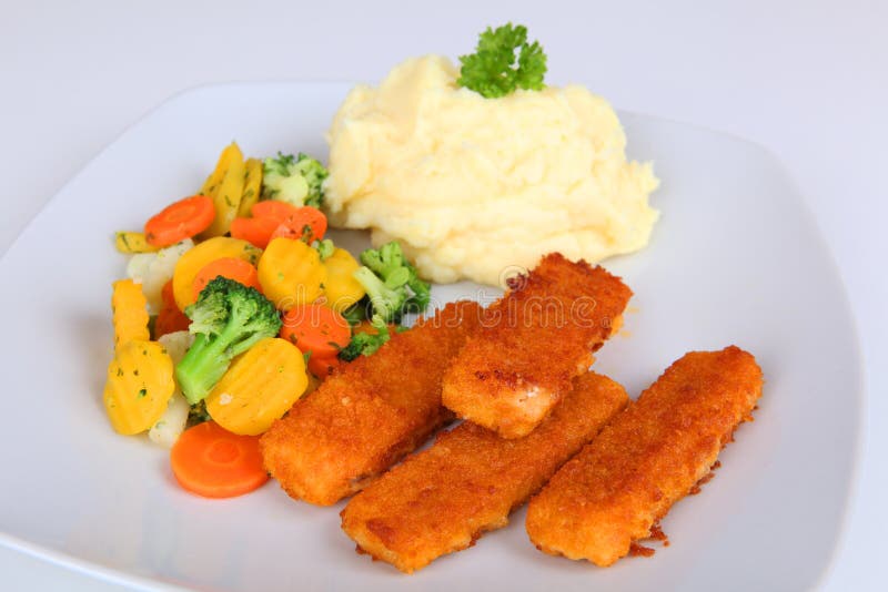 Fish fingers stock image. Image of breading, fingers 74133493