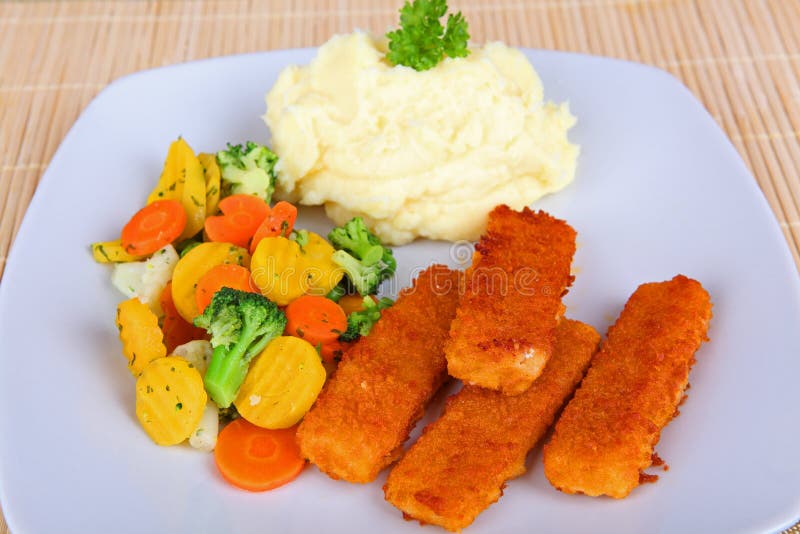 Fish fingers stock image. Image of fingers, mixed, kids 74133595